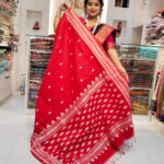 সূতি শাড়ি-লাল